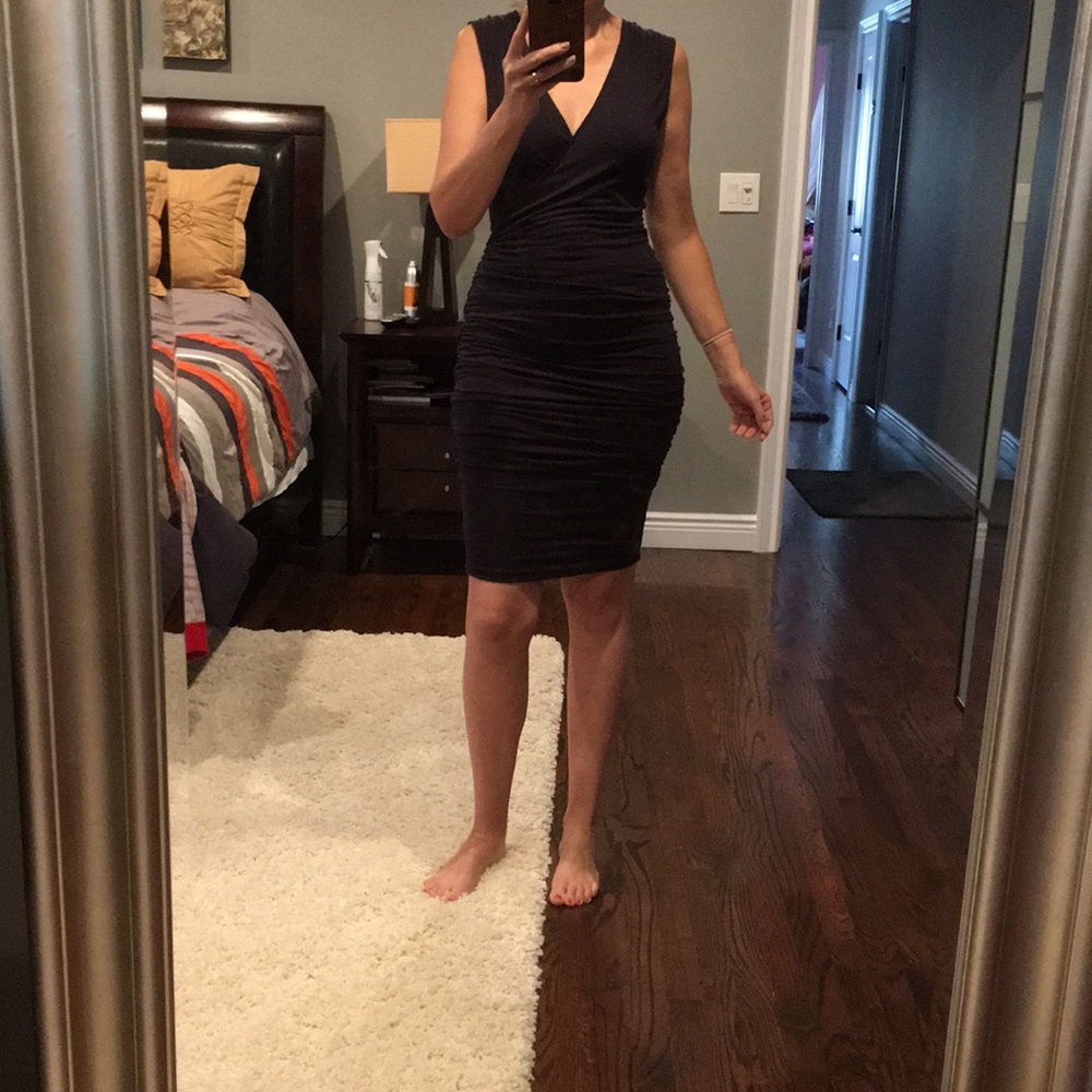 Brand new with tag dark gray long dress